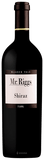 Bottle of Mr. Riggs Shiraz wine with a clear background