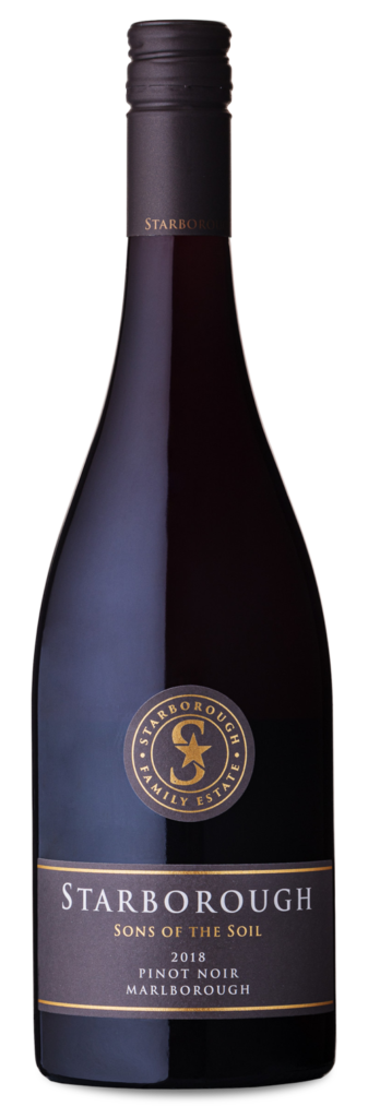 Starborough Pinot Noir 2018 Marlborough red wine bottle