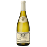 Louis Jadot Chablis Premier Cru Fourchaume bottle on a light background, square format