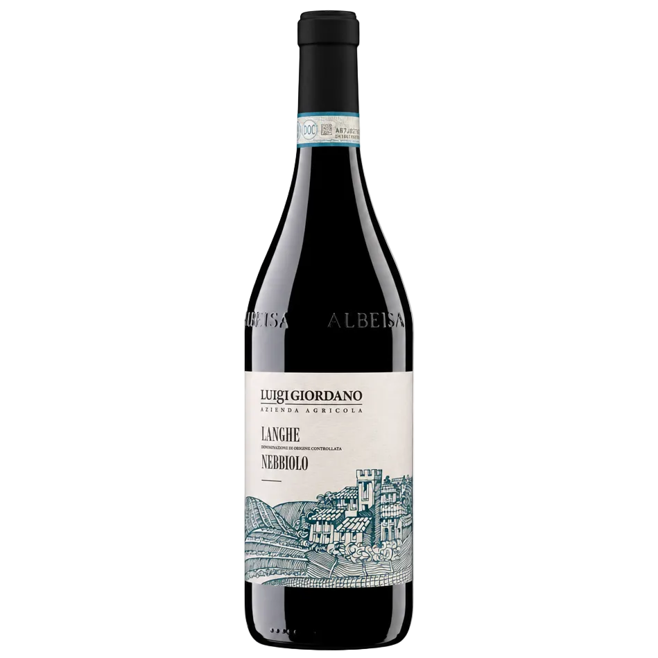 Bottle of Luigi Giodarno Langhe Nebbiolo 2023 from The Melbourne Wine Store