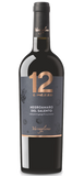Varvaglione 12 e Mezzo Negroamaro del Salento red wine bottle, Puglia, Italy