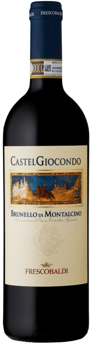 Frescobaldi CastelGiocondo Brunello di Montalcino wine bottle