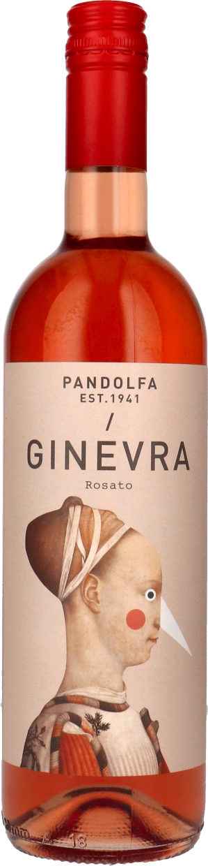 Pandolfa Ginevra Rosato wine 