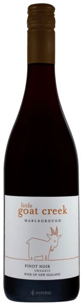 Little Goat Creek Pinot Noir Marlborough, Organic wine of New Zealand