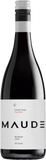 Maude Pinot Noir, a smooth red wine with rich berry flavors and elegant tannins.