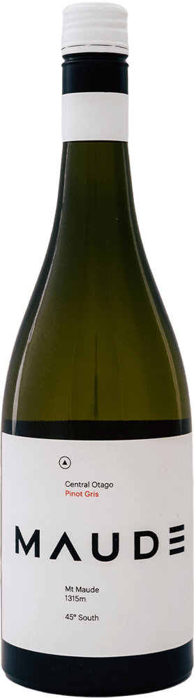 Maude Pinot Gris Wine, a fresh white wine with delicate pear, apple, and floral notes