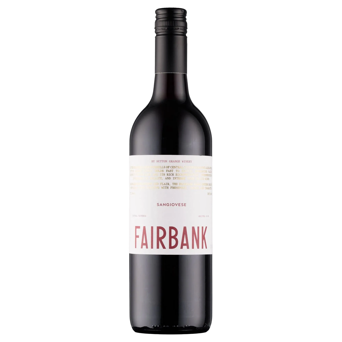 Bottle of Fairbank Sangiovese 2024 from The Melbourne Wine Store