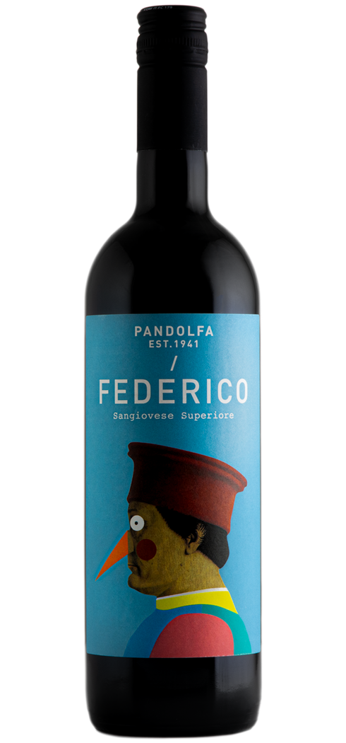 Pandolfa Federico Sangiovese wine -Federico Pandolfa Estate 1980