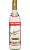 Stolichnaya Russian Vodka, a premium vodka known for its smooth, clean taste and authentic Russian heritage.