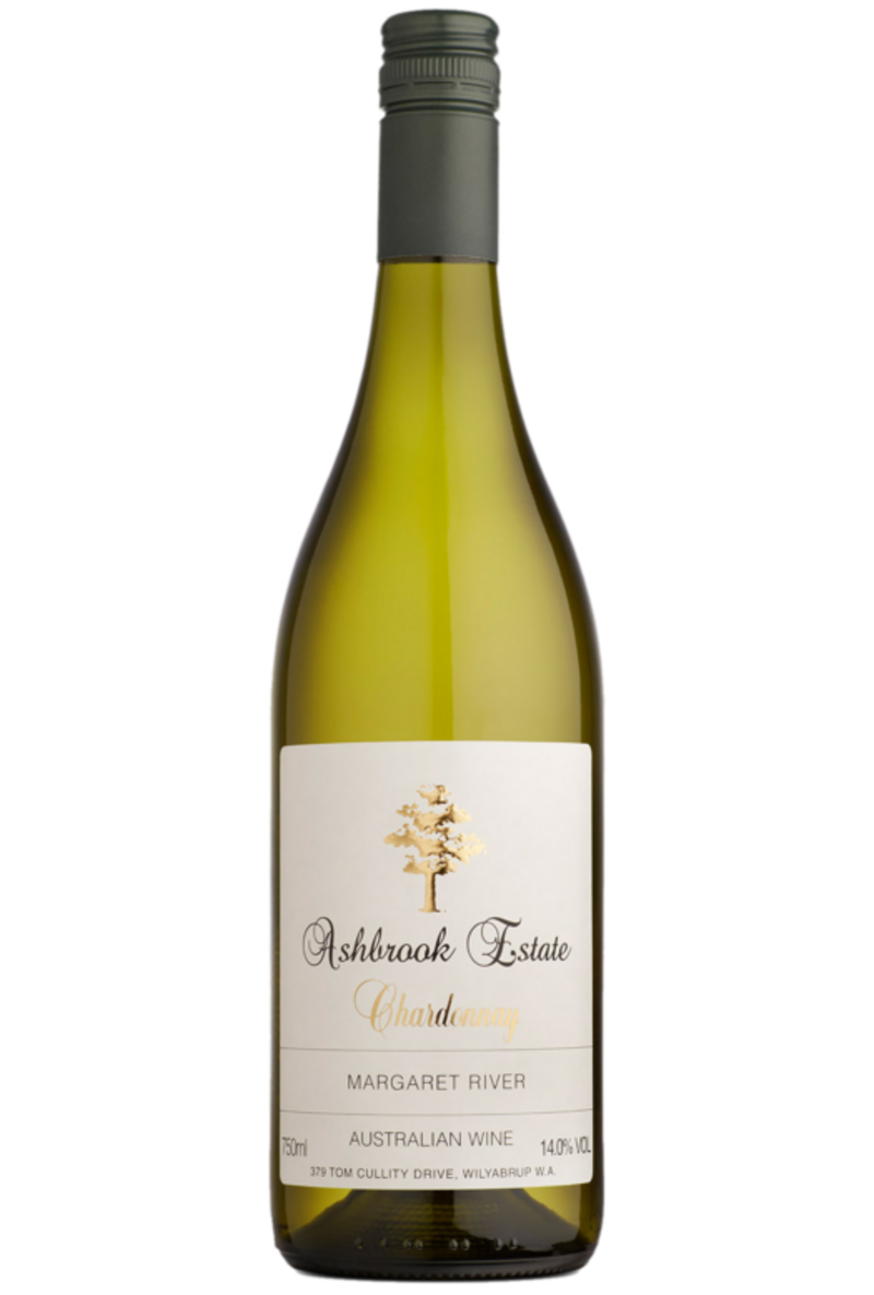Ashbrook Estate Chardonnay white wine bottle from Margaret River, Australia