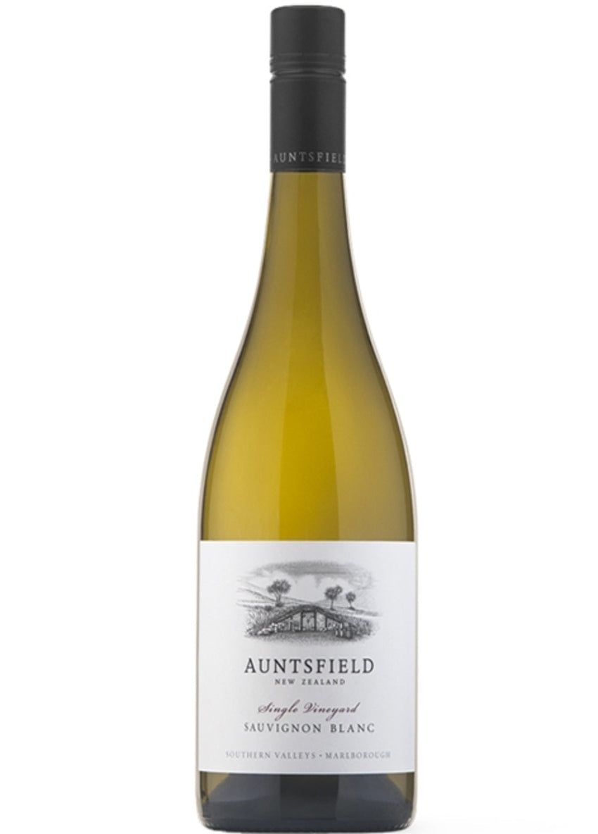 Auntsfield Single Vineyard Sauvignon Blanc, a premium Marlborough wine from New Zealand
