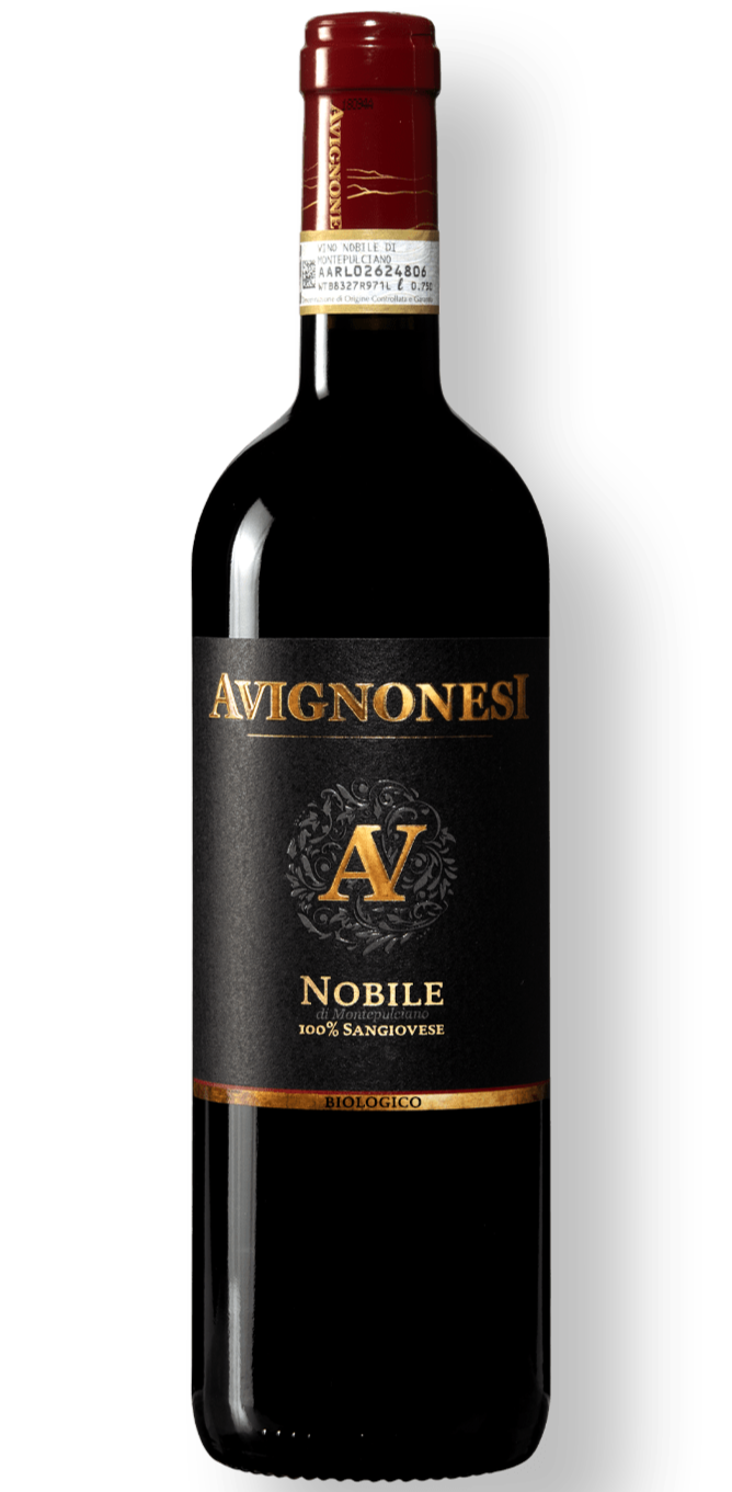 Avignonesi Vino Nobile di Montepulciano red wine bottle