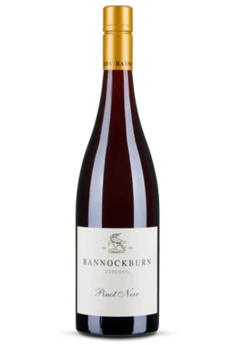 Bannockburn Geelong Pinot Noir wine bottle