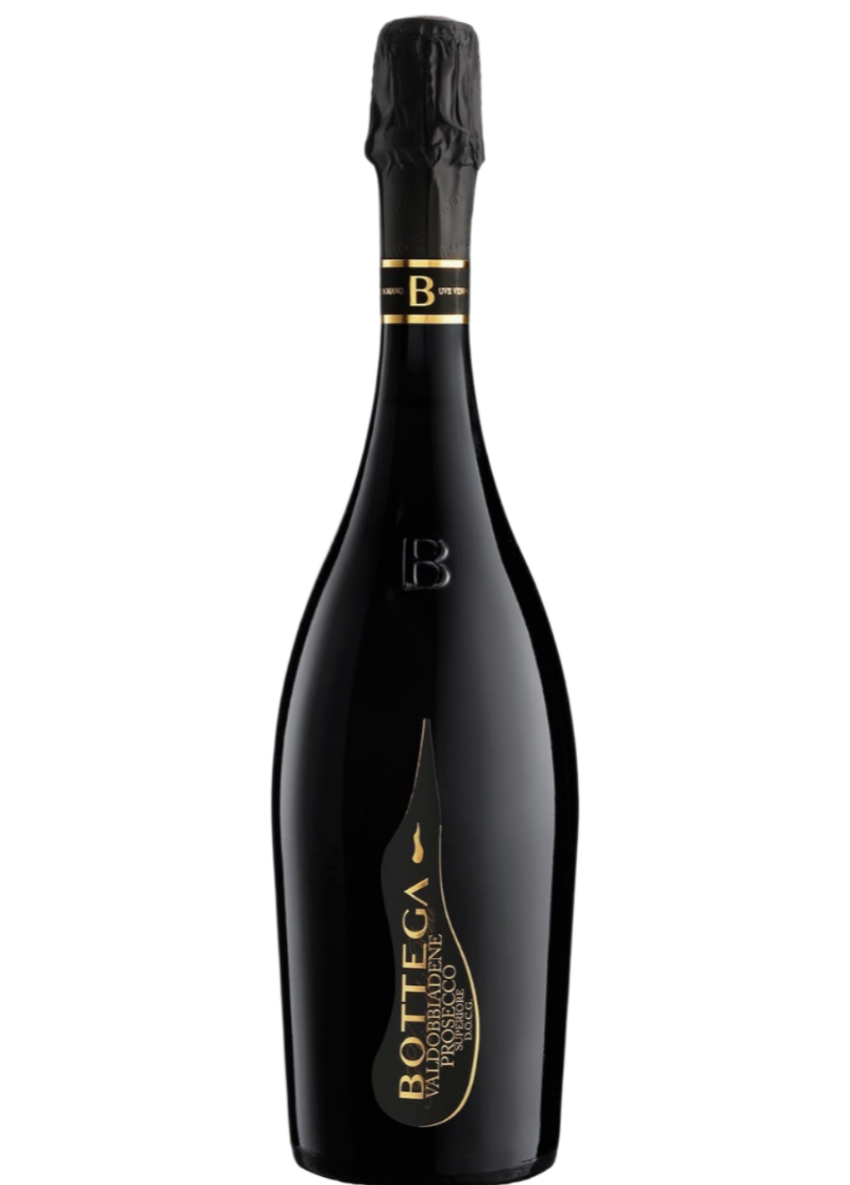 Bottega Valdobbiadene Prosecco Superiore DOCG Extra Dry – a premium Italian sparkling wine from the Prosecco Superiore region