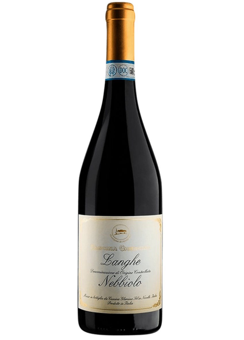 Cascina Ghercina Langhe Nebbiolo DOC red wine bottle