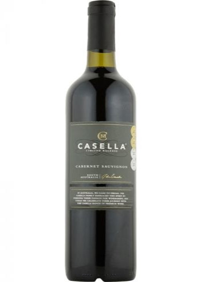 Casella Cabernet Sauvignon Barossa Valley, a full-bodied Australian red wine with rich dark fruit flavors, smooth tannins, and a bold, elegant finish.