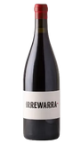 Wine bottle with 'Irrewarra' label on a white background