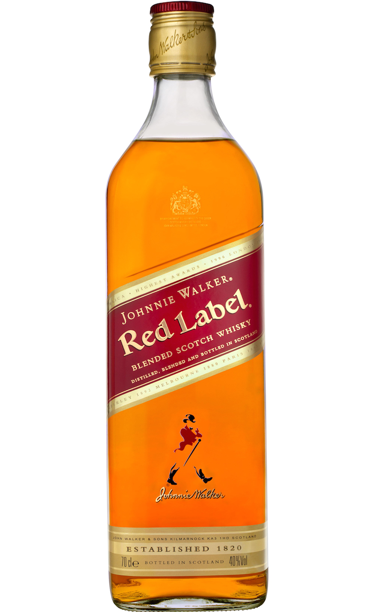 Johnnie Walker Red Label Blended Scotch Whisky 700ml bottle