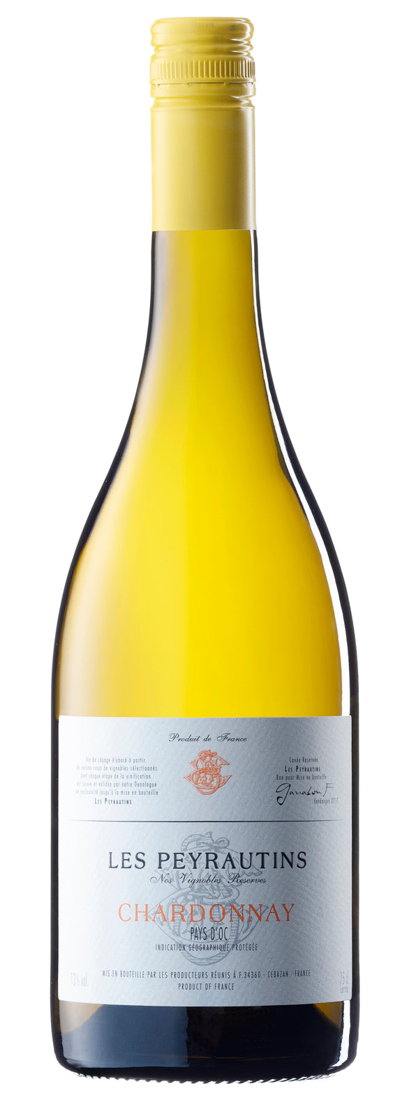 Les Peyrautins Chardonnay Pays d'Oc white wine from France