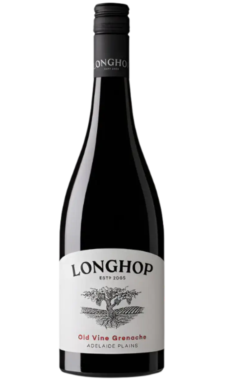 Longhop Old Vine Grenache Adelaide Plains wine bottle