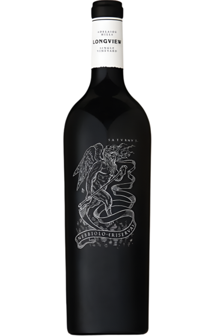 Longview Single Vineyard Nebbiolo Riserva red wine bottle