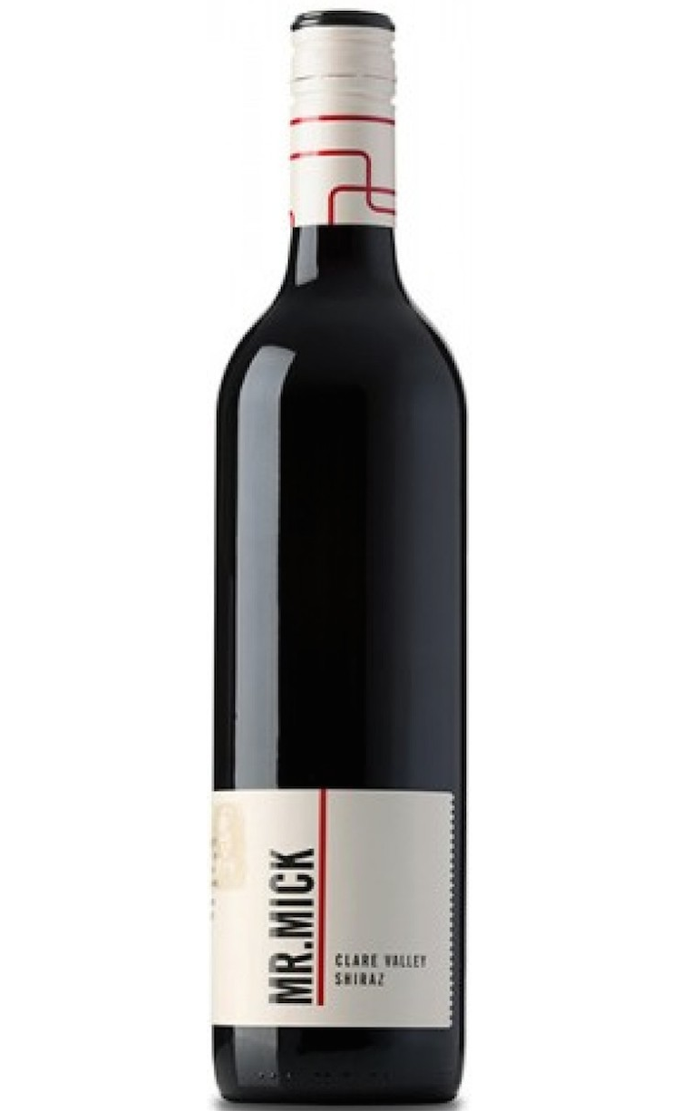 Mr Mick Clare Valley Shiraz red wine bottle