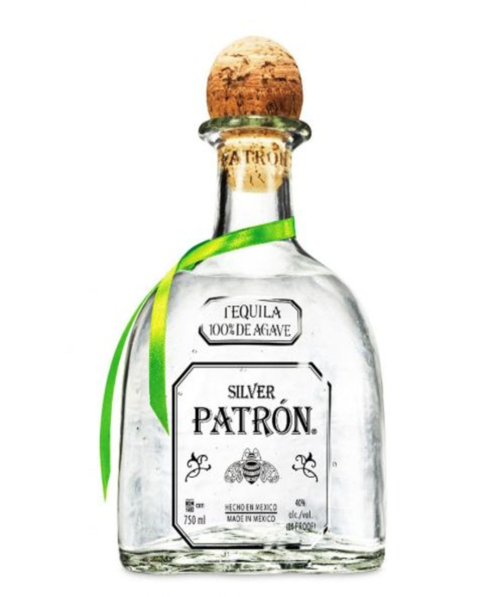Patrón Silver Tequila 100% Agave premium Mexican tequila 750ml bottle
