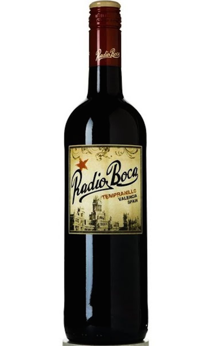 Radio Boca Tempranillo Red Wine from Valencia Spain 750ml bottle