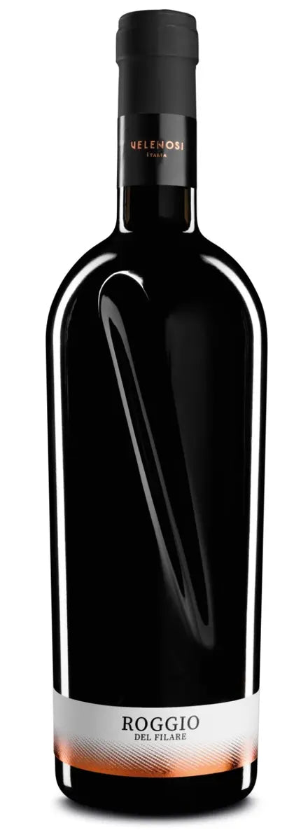 Roggio del Filare, a premium Italian red wine known for its rich, full-bodied flavor and elegant character.