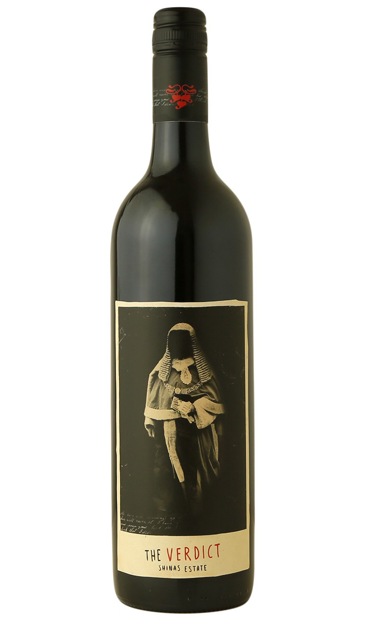 Shinas Estate The Verdict Cabernet Sauvignon red wine bottle