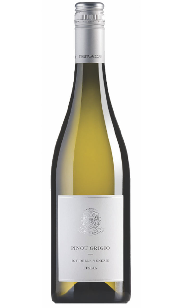 Tenuta Maccan Pinot Grigio white wine bottle from Delle Venezie, Italy