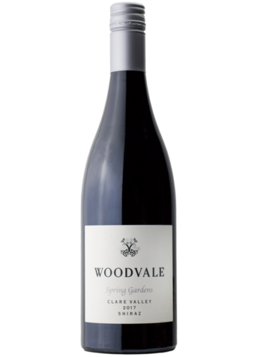 Woodvale Spring Gardens Clare Valley 2017 Shiraz wine bottle 